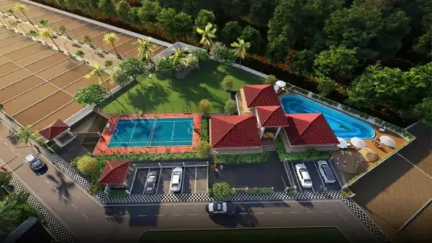 Godrej Aravya Estate clubhouse by Godrej Properties located at Doddaballapur, Bangalore Karnataka